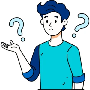 Boy with question mark